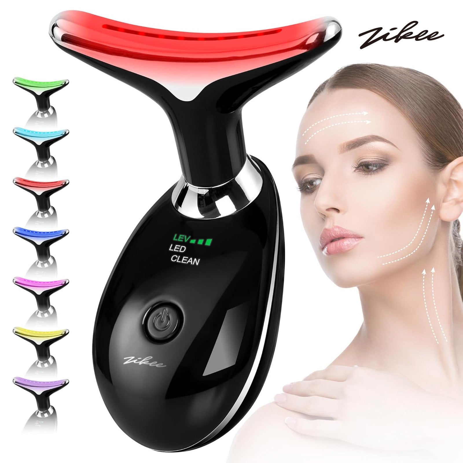 ZIKEE Revolutionary Pulsed Light Cosmetic Apparatus Machine for Non-Ablative Aesthetic Skin Treatments, Facial Rejuvenation & Brightening Device