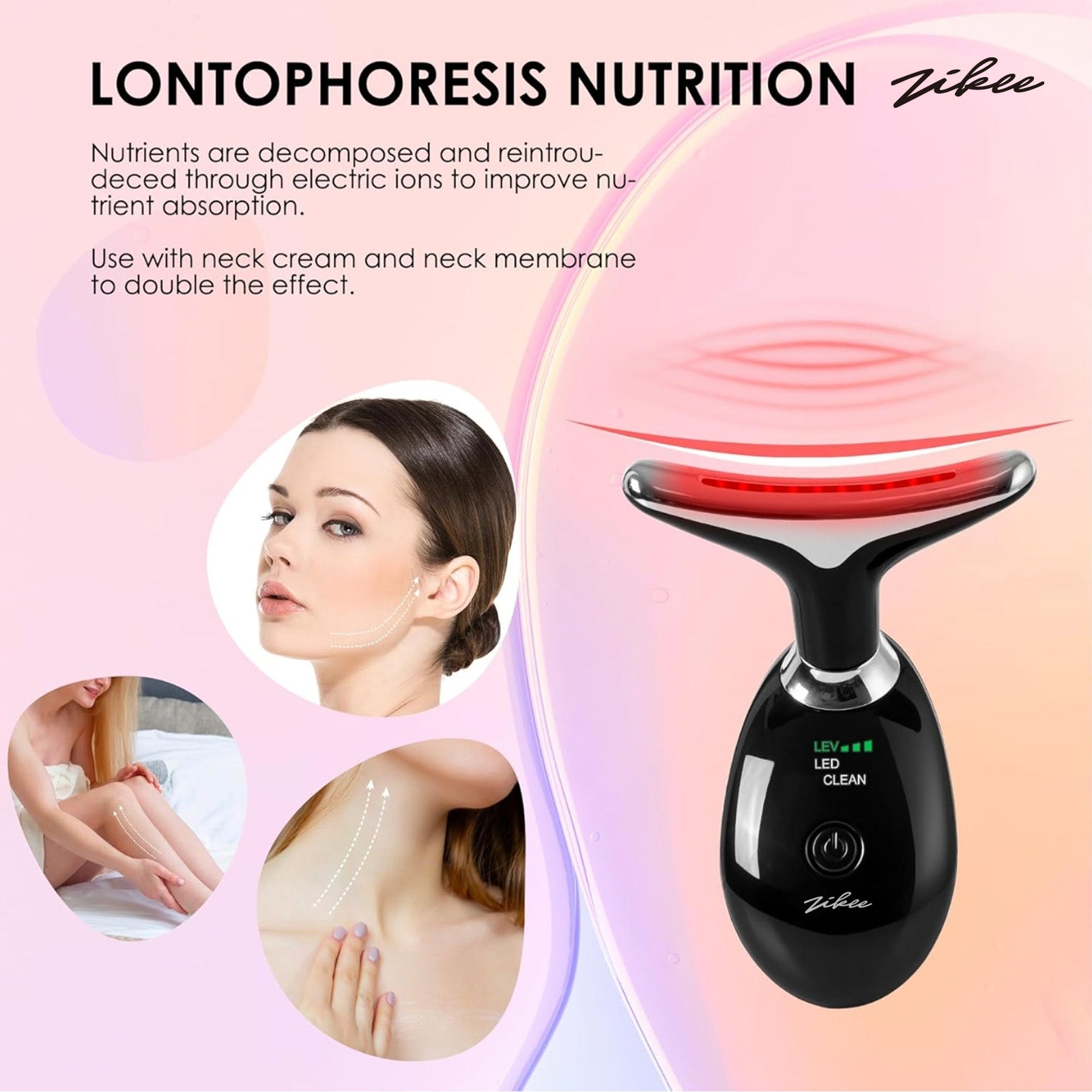 ZIKEE Revolutionary Pulsed Light Cosmetic Apparatus Machine for Non-Ablative Aesthetic Skin Treatments, Facial Rejuvenation & Brightening Device