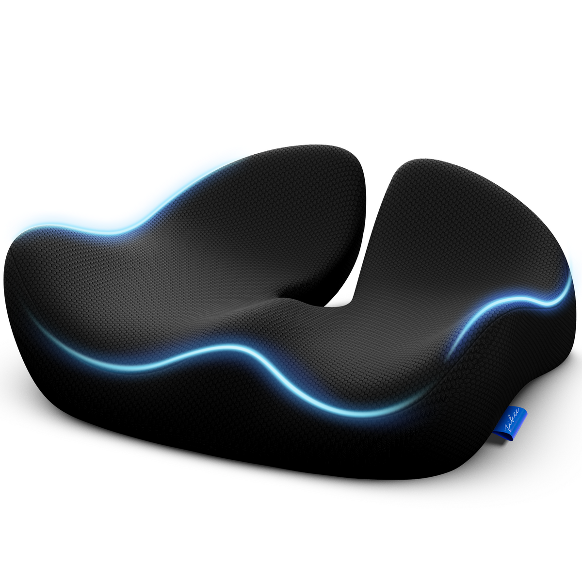 ZIKEE Pioneering Seat Cushion for Pressure Relief, Ergonomic Office Chair Cushion for Sciatica, Back, Hemorrhoids &amp; Tailbone Pain Relief, High-Density Memory Foam Car Seat Cushion with Anti-Slip Base